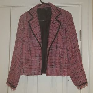 Vintage Tweed pink and black  Blazer